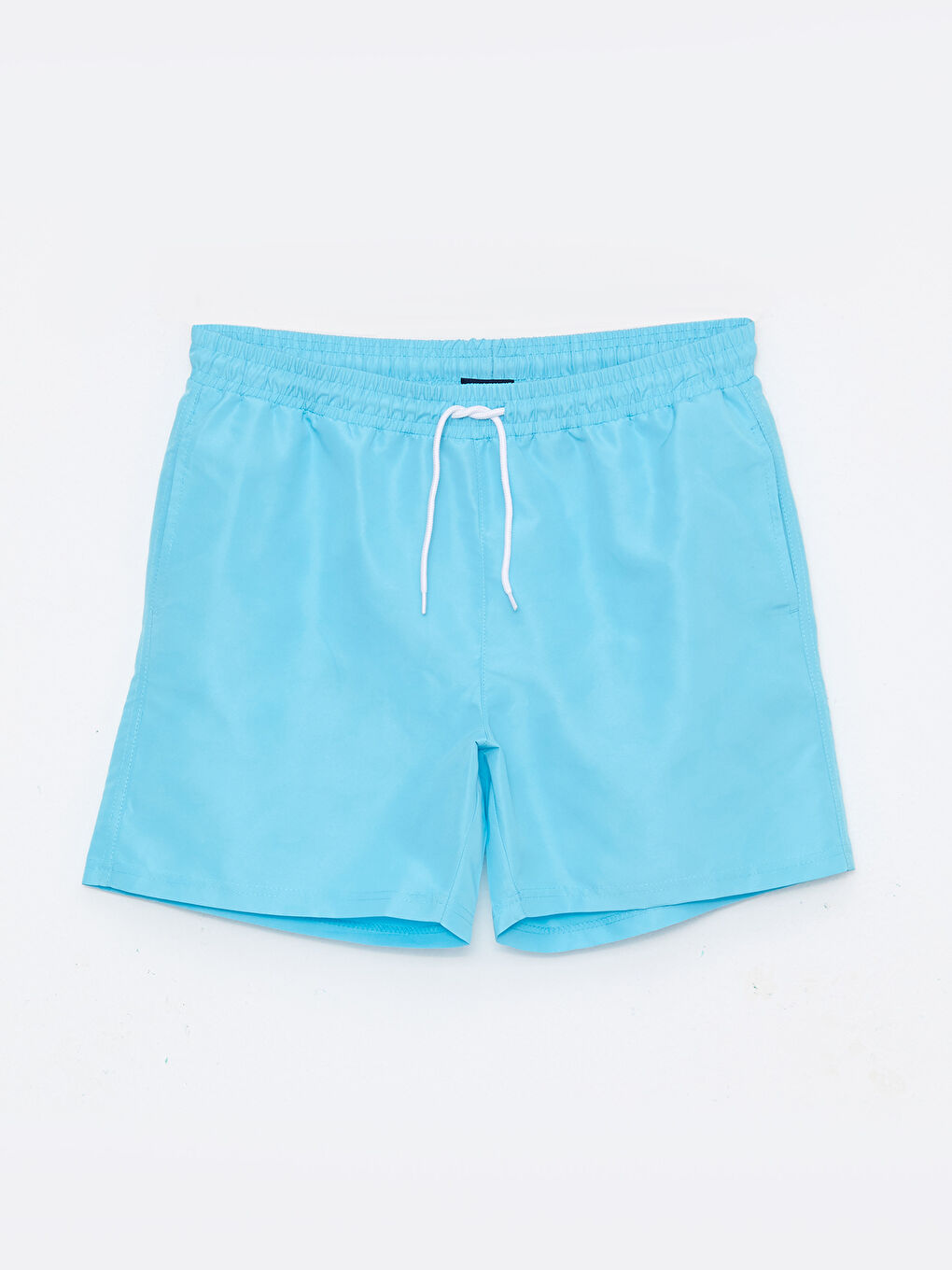 Mavi Kısa Boy Basic Erkek Deniz Şortu-5