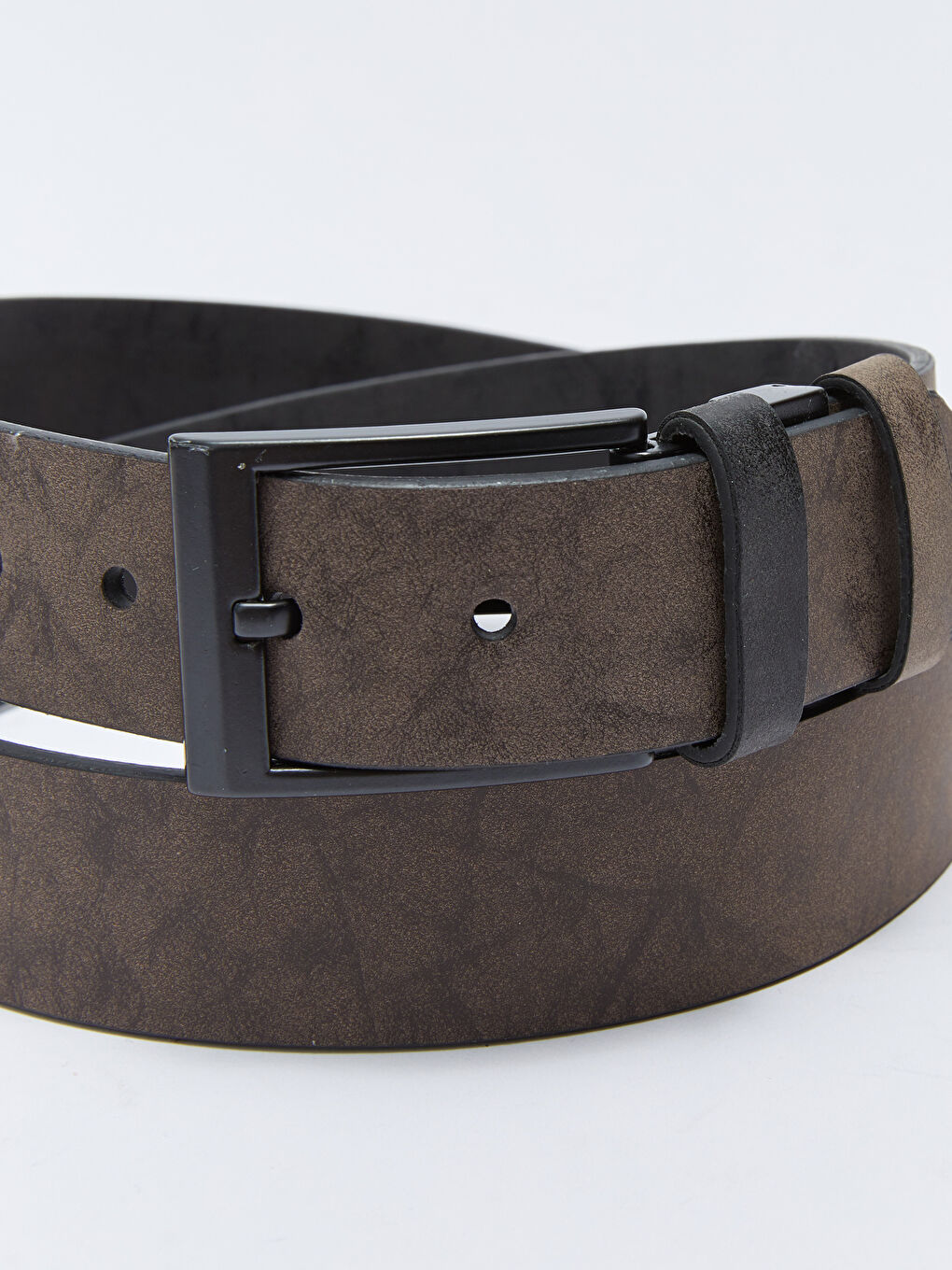 Kahverengi Deri Görünümlü Erkek Kemer-4