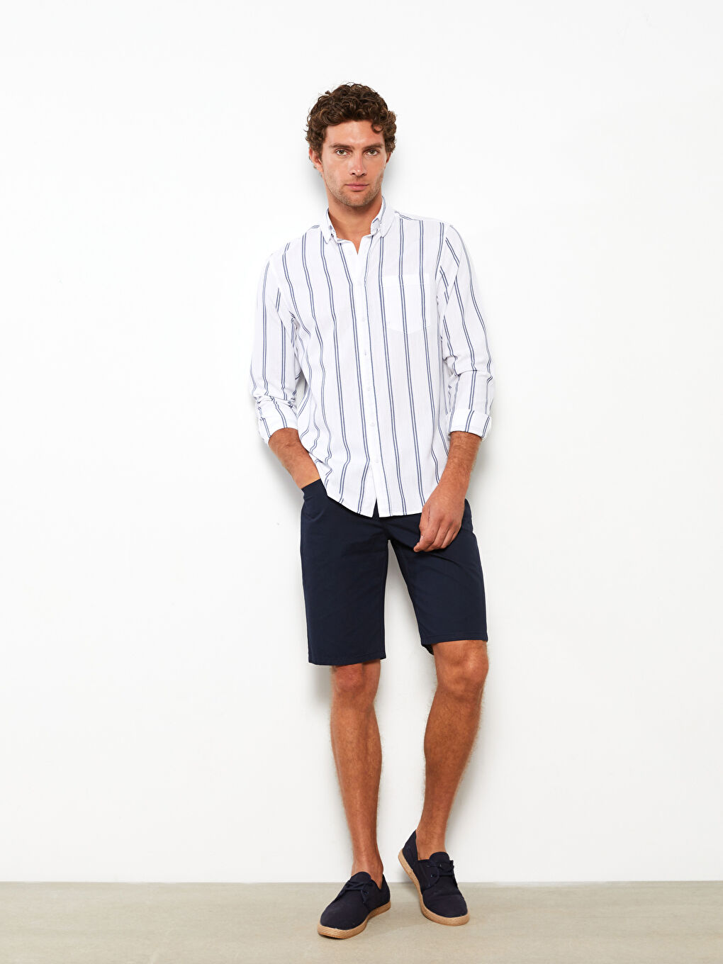 Standard Pattern Gabardine Men's Shorts -S2O095Z8-RBY
