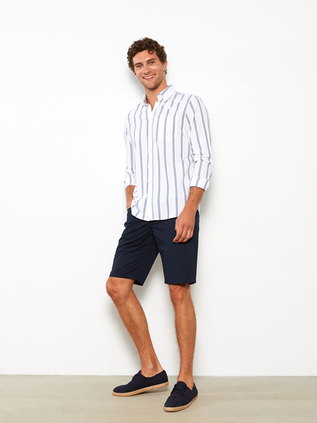 Standard Pattern Gabardine Men's Shorts -S2O095Z8-RBY