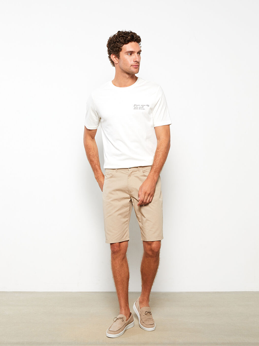 Standard Pattern Gabardine Men's Shorts -S2O095Z8-S2R