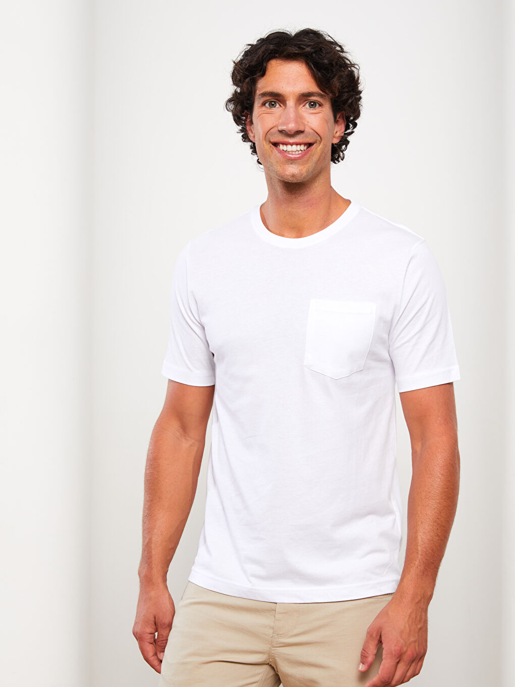 Crew Neck Jersey Men's T-Shirt-1