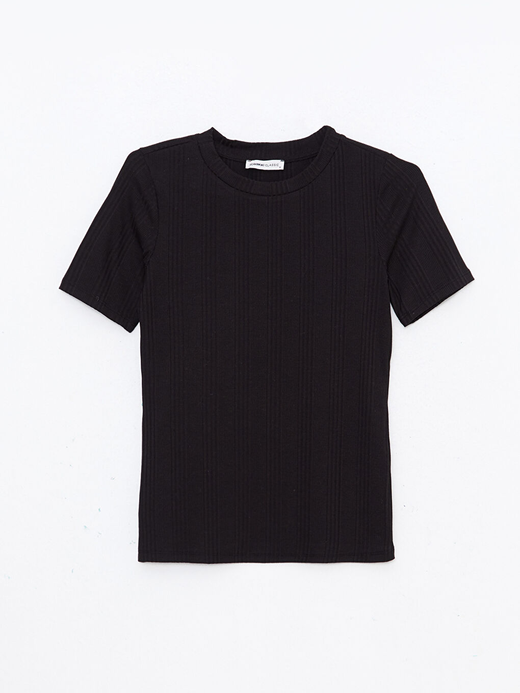 LCWAIKIKI Classic Crew Neck Plain Short Sleeve Women's T-Shirt -S2O216Z8-CVL