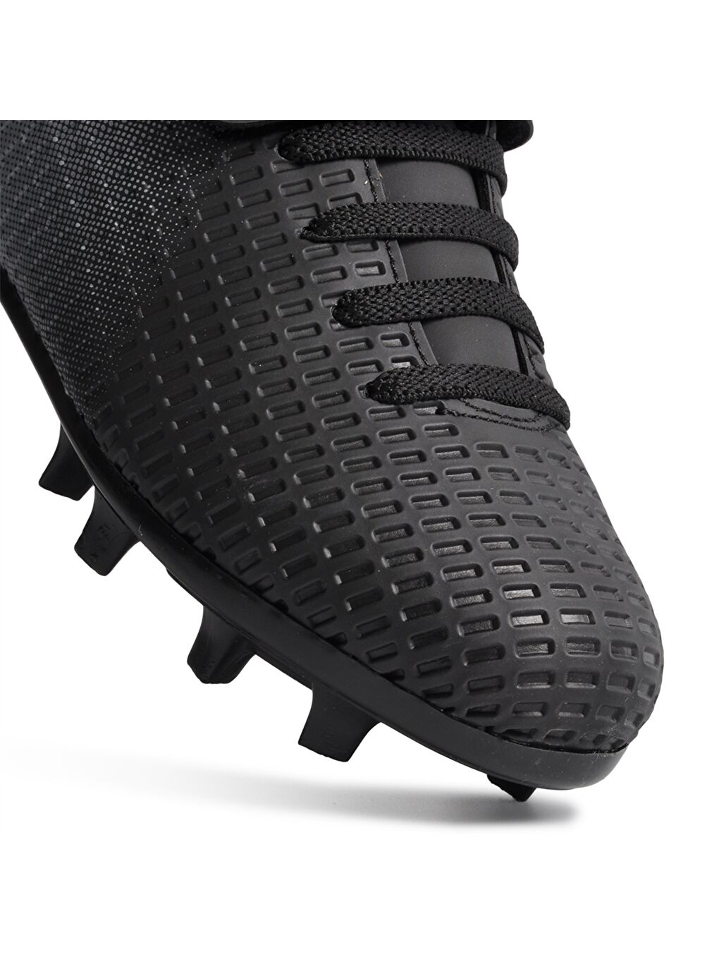 Siyah Speed F Erkek Çocuk Cırtlı Krampon-4