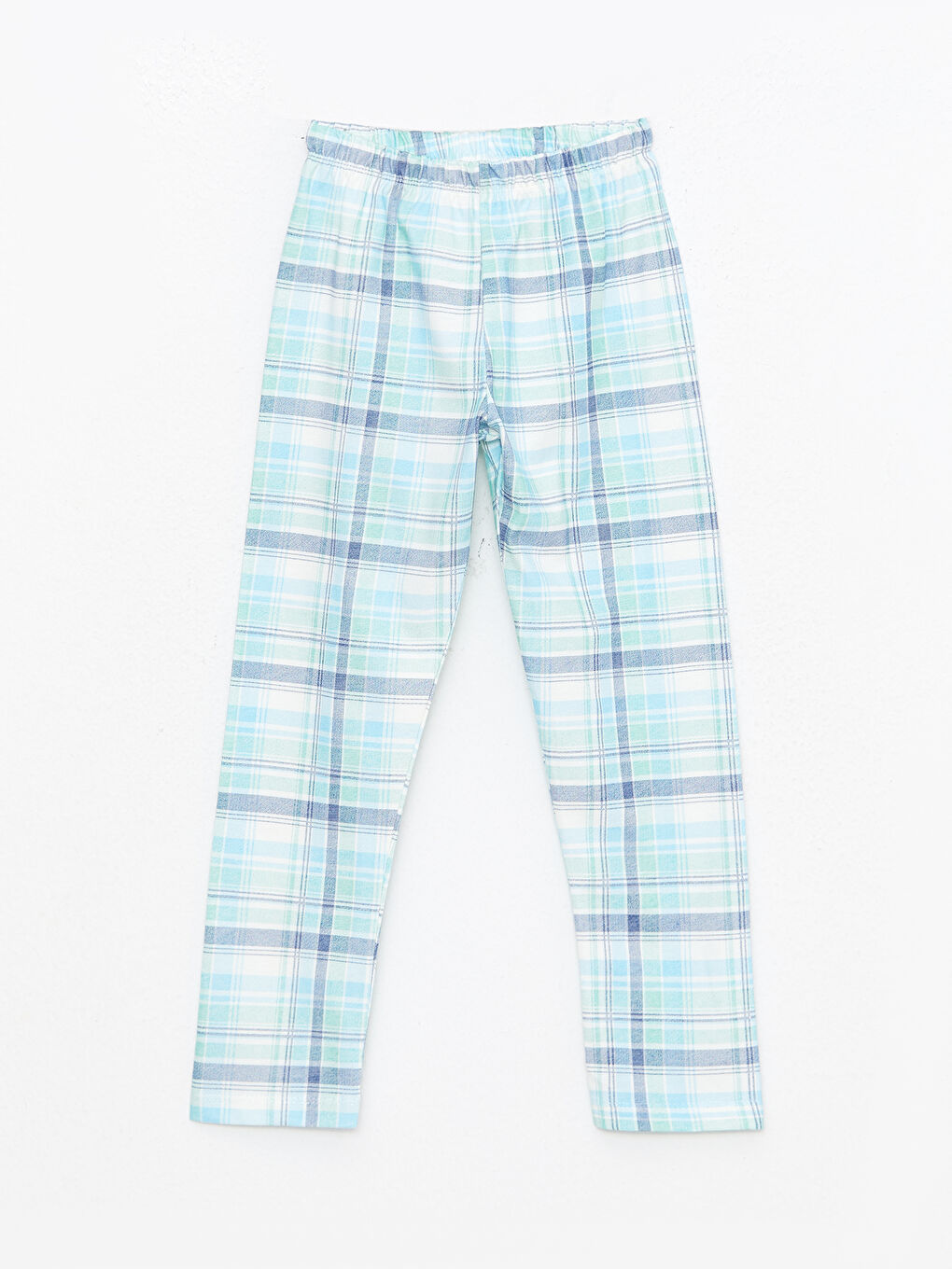 Mavi Gömlek Yaka Ekose Uzun Kollu Erkek Çocuk Pijama Takımı-2