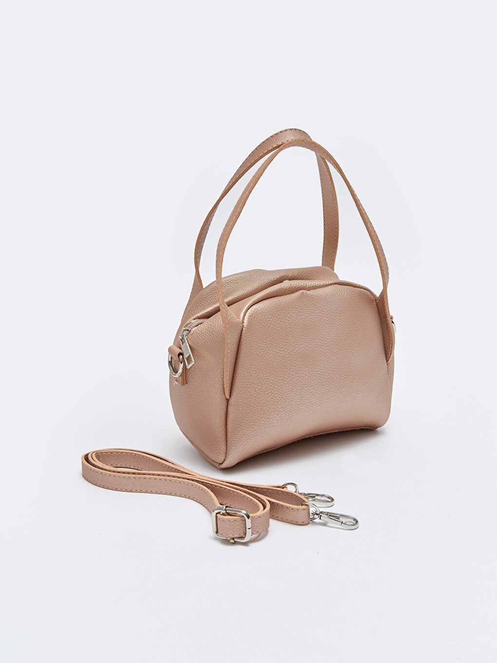 Leather-Look Women's Crossbody Bag-2