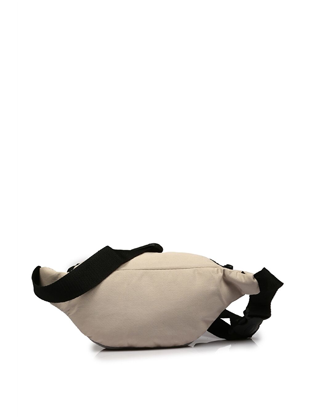 Siyah Etiket Baskılı Kadın Bel Çantası-2