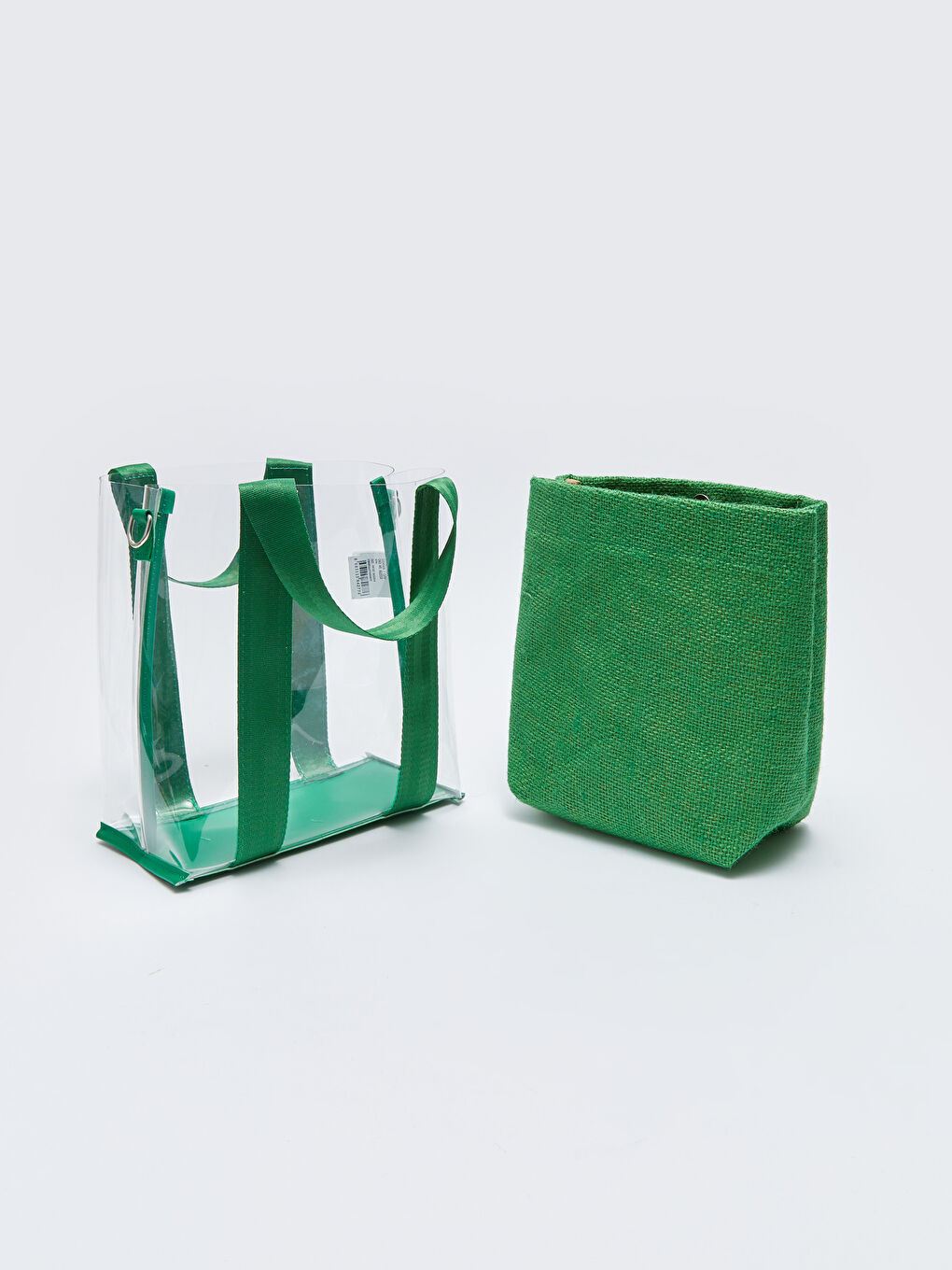 Yeşil Şeffaf Kadın Kol Çantası-4