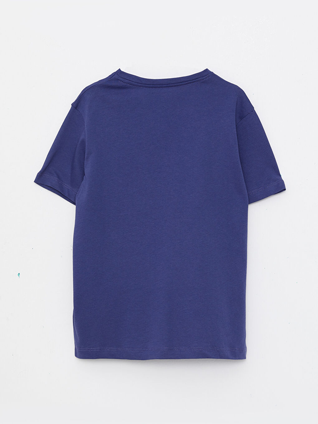 T-shirt garçon en coton à manches courtes imprimé col rond-1