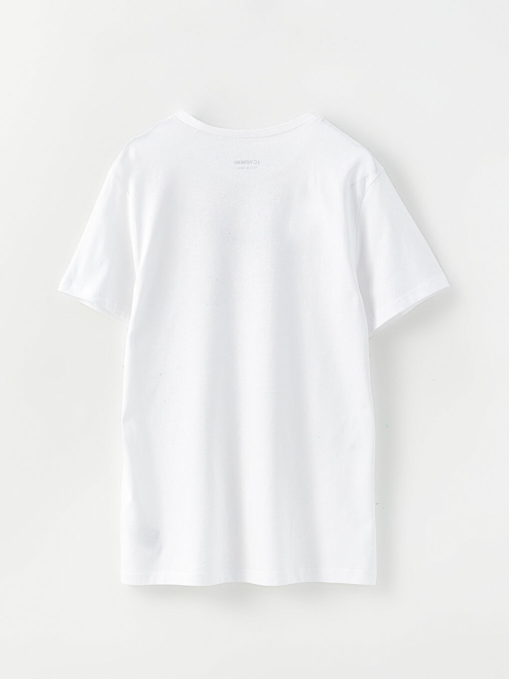 Crew Neck Basic Short Sleeve Cotton Boy T-shirt-1