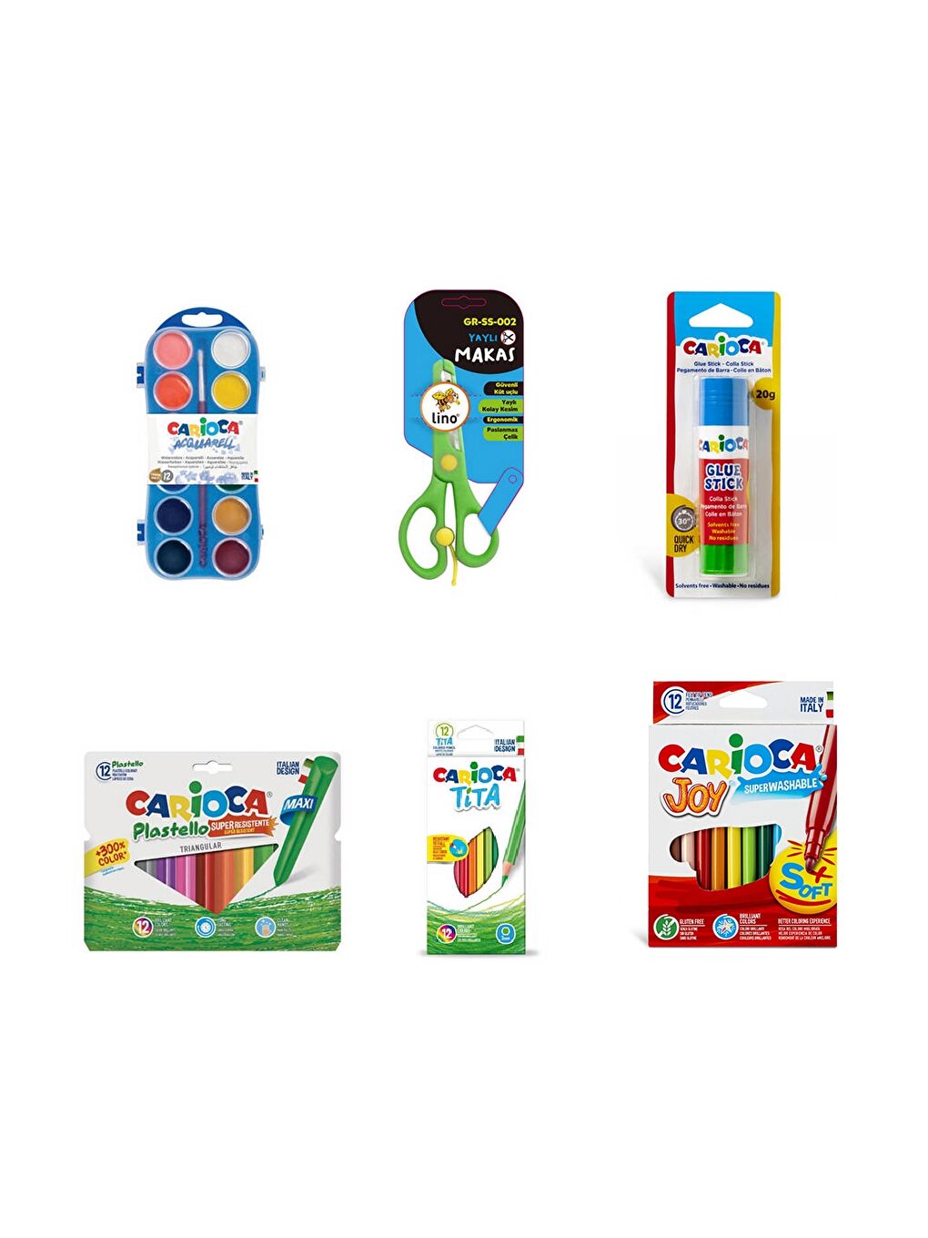 Okula Dönüş Kırtasiye Seti 6 Parça-1