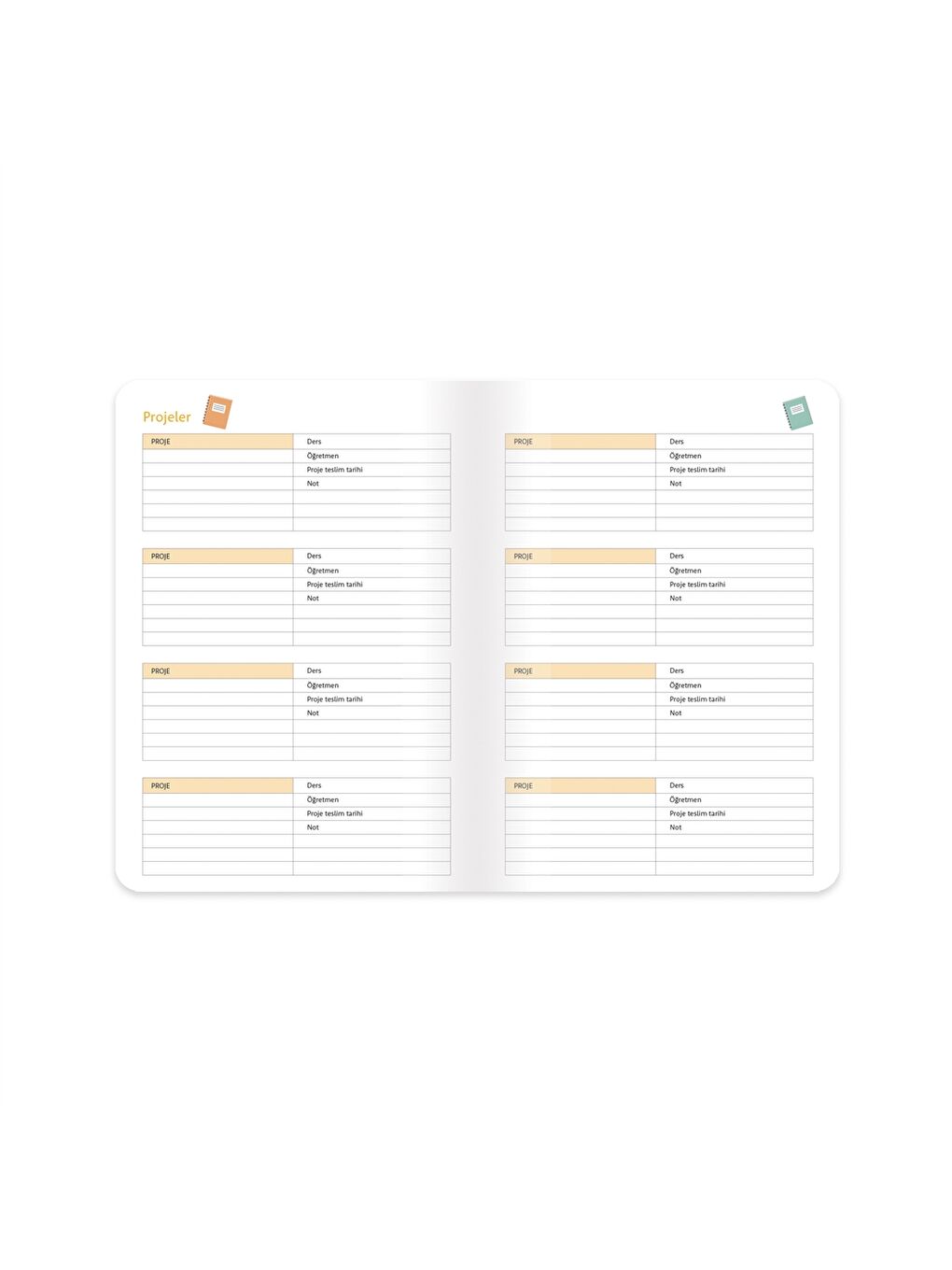 Ciltli Akademik Ajanda 176 Sayfa-3