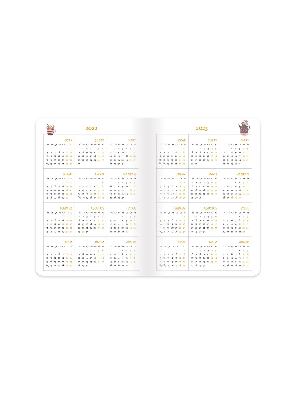 Ciltli Akademik Ajanda 176 Sayfa-5