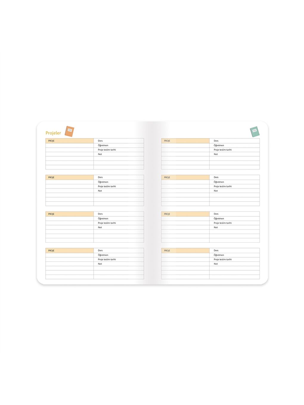 Ciltli Akademik Ajanda 176 Sayfa-3