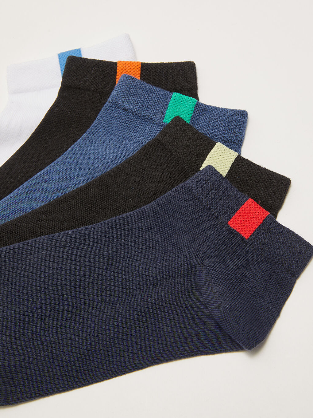 LCW ACCESSORIES Plain Men's Trainer Socks 5 Pack -W5FV13Z8-K00