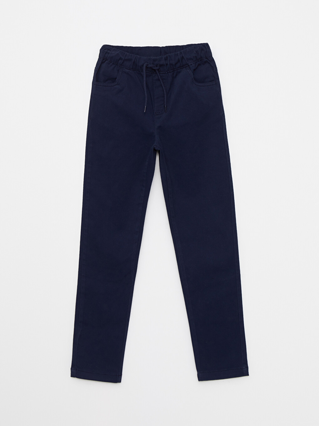 Boy's Slim Gabardine Trousers-1
