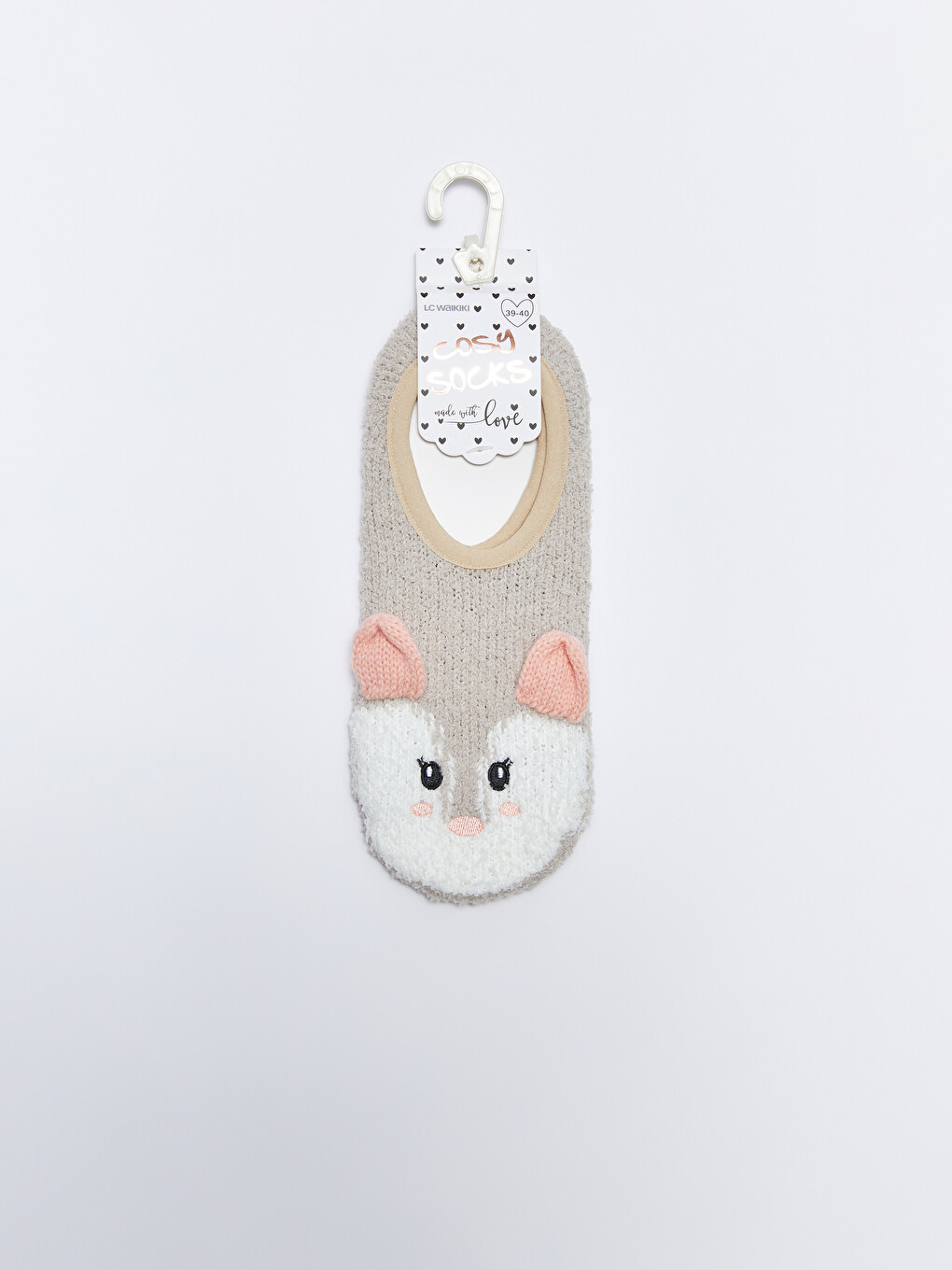 Women's Home Socks With 3d Figures-1