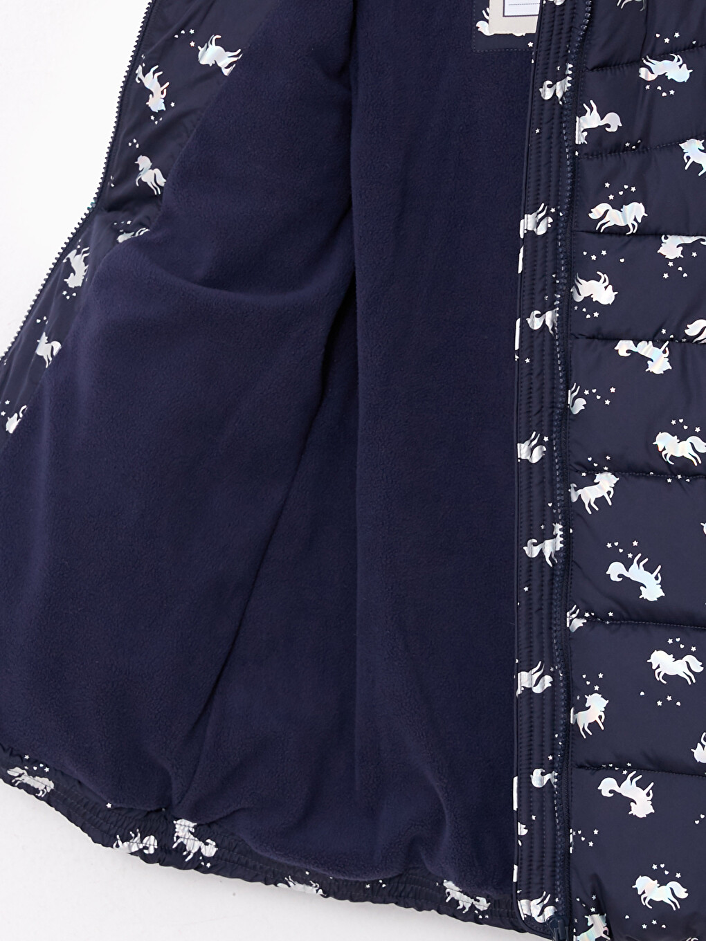 Hooded Printed Girl Coat-3