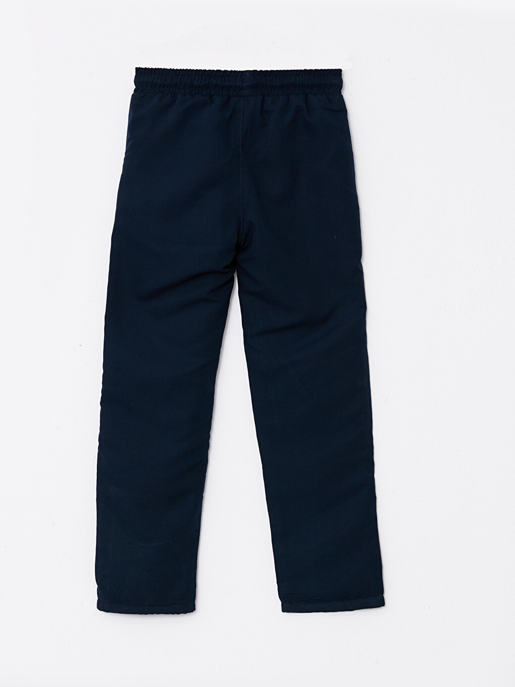 Elastic Waist Printed Fleece Lined Boys Trousers-1