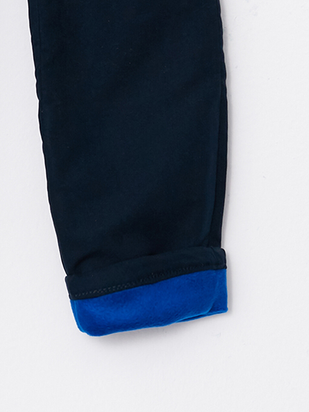 Elastic Waist Printed Fleece Lined Boys Trousers-2