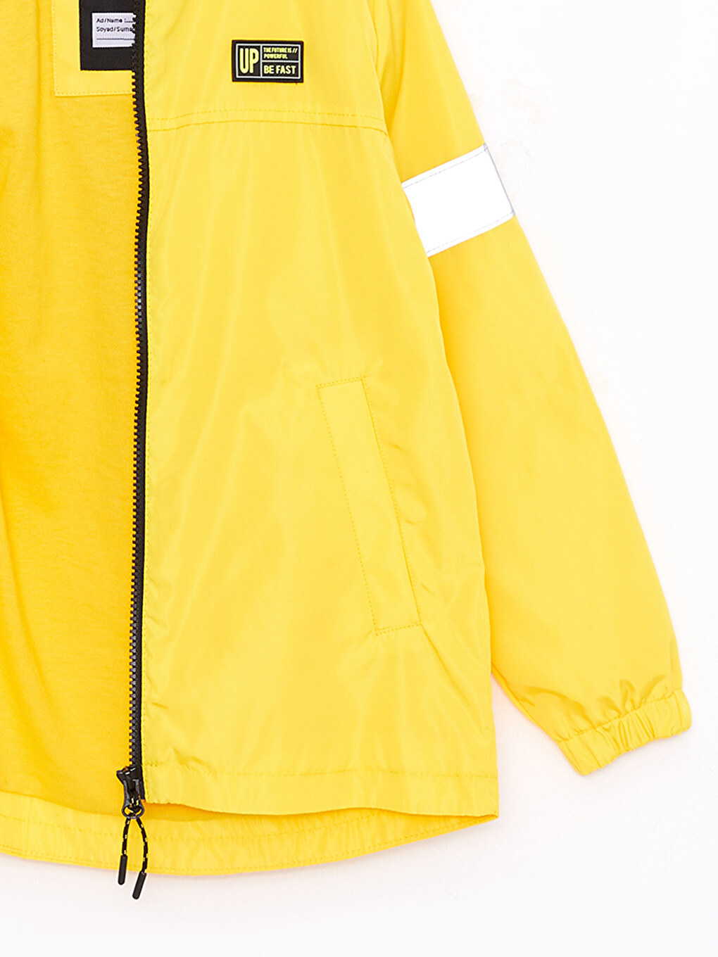 Hooded Basic Boy Raincoat-2