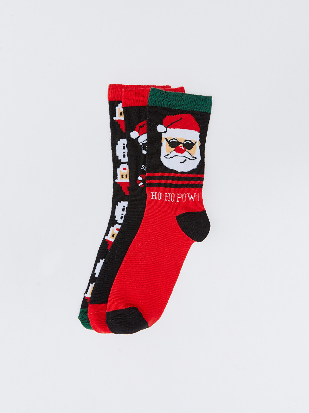 New Year Themed Boys' Ankle Socks 3-pack-1