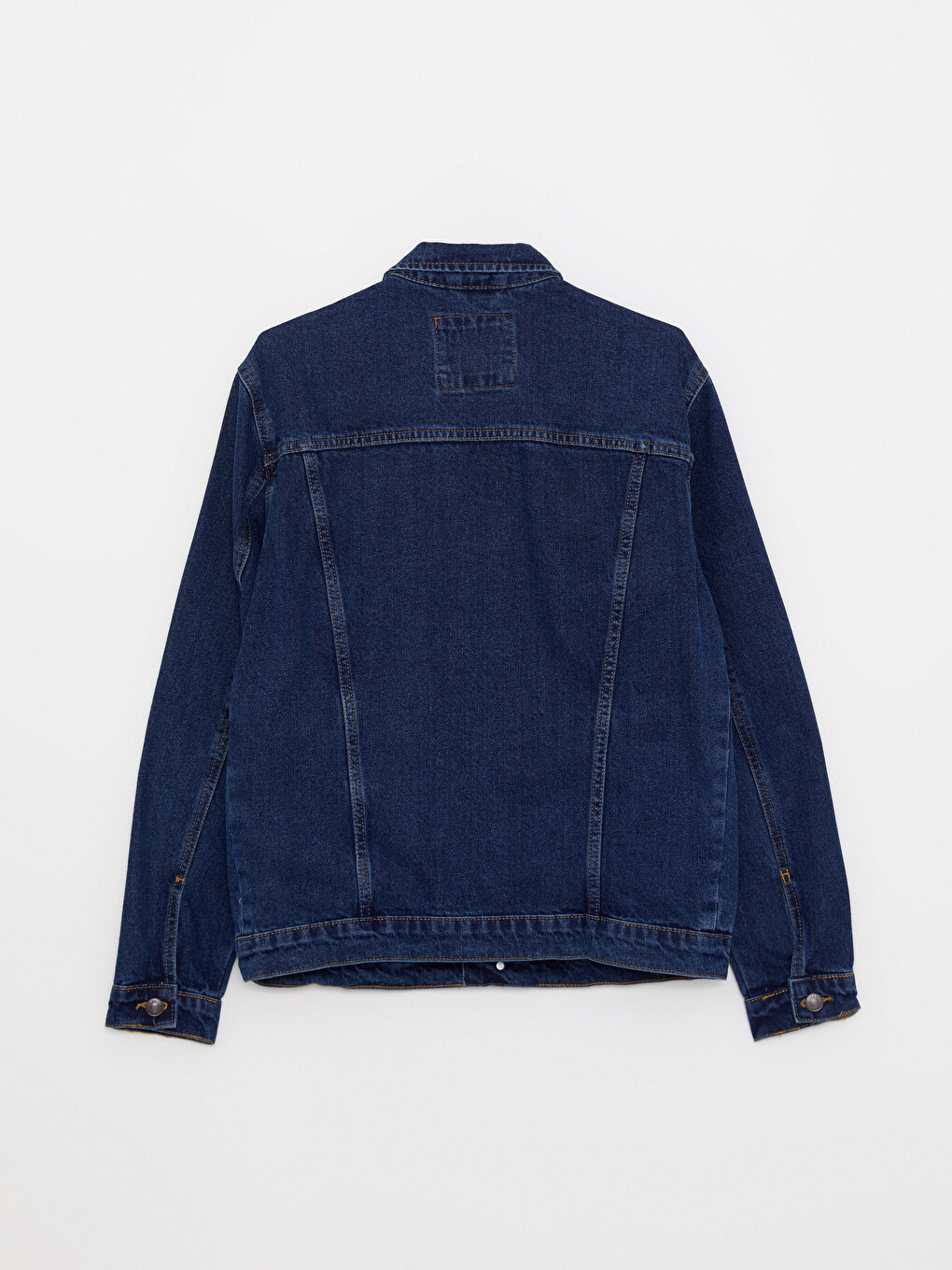 Standard Fit Long Sleeve Men's Jean Jacket-6
