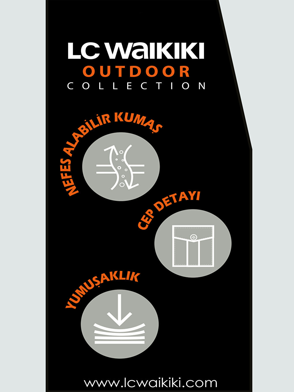 LCW OUTDOOR Siyah Düz Uzun Kollu Kadın Outdoor Hoodie - 7