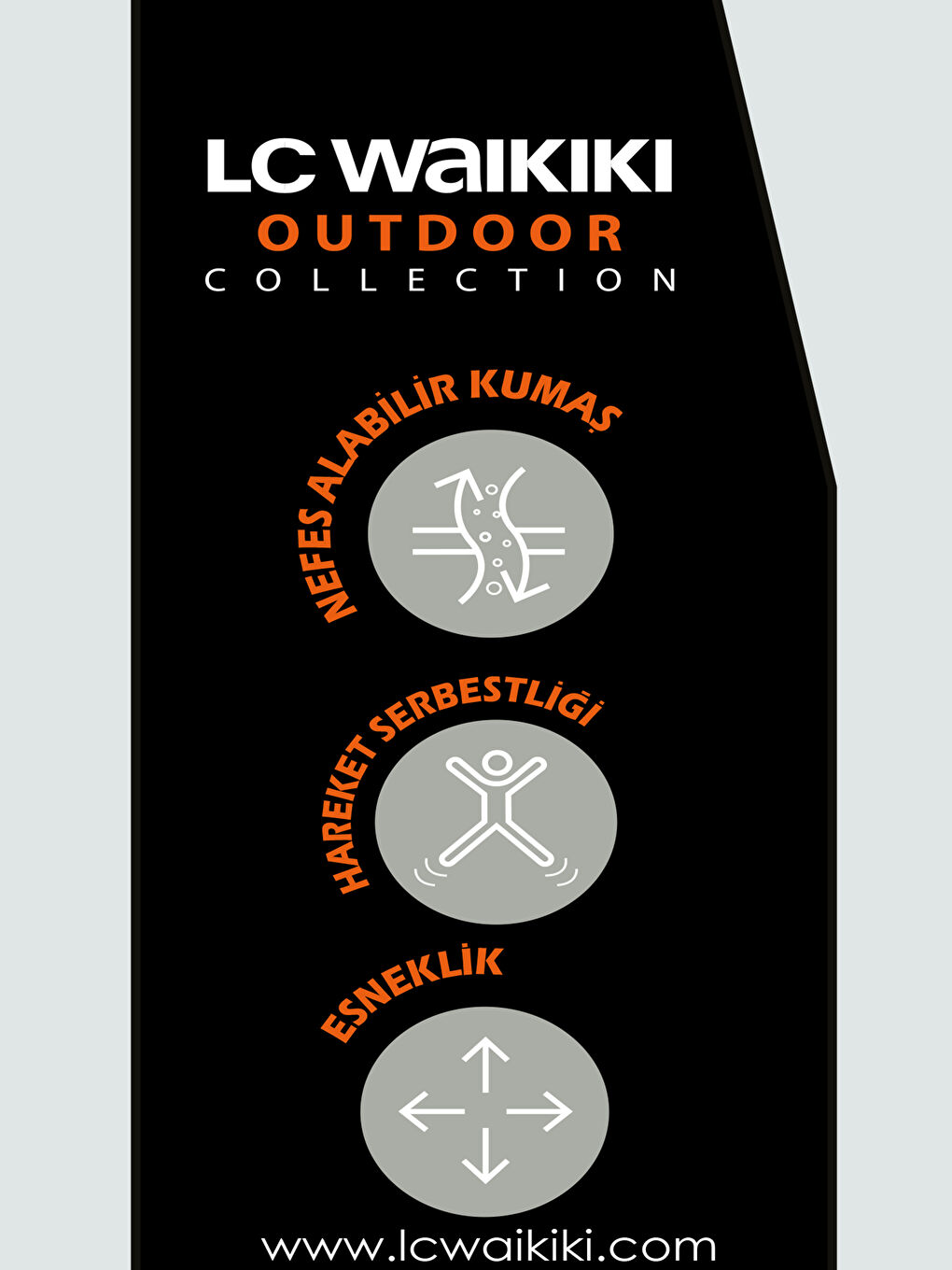 V Yaka Baskılı Kısa Kollu Kadın Outdoor Tişört-6