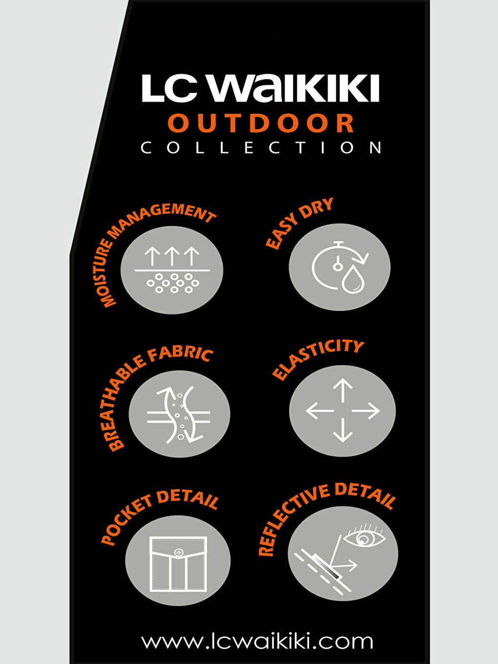 Siyah Beli Lastikli Baskılı Kadın Outdoor Tayt-8