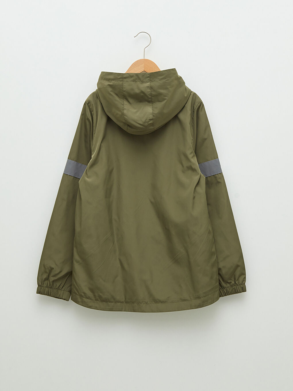 LCW Kids Hooded Boys' Raincoat with Reflector Detail -W20029Z4-HBD