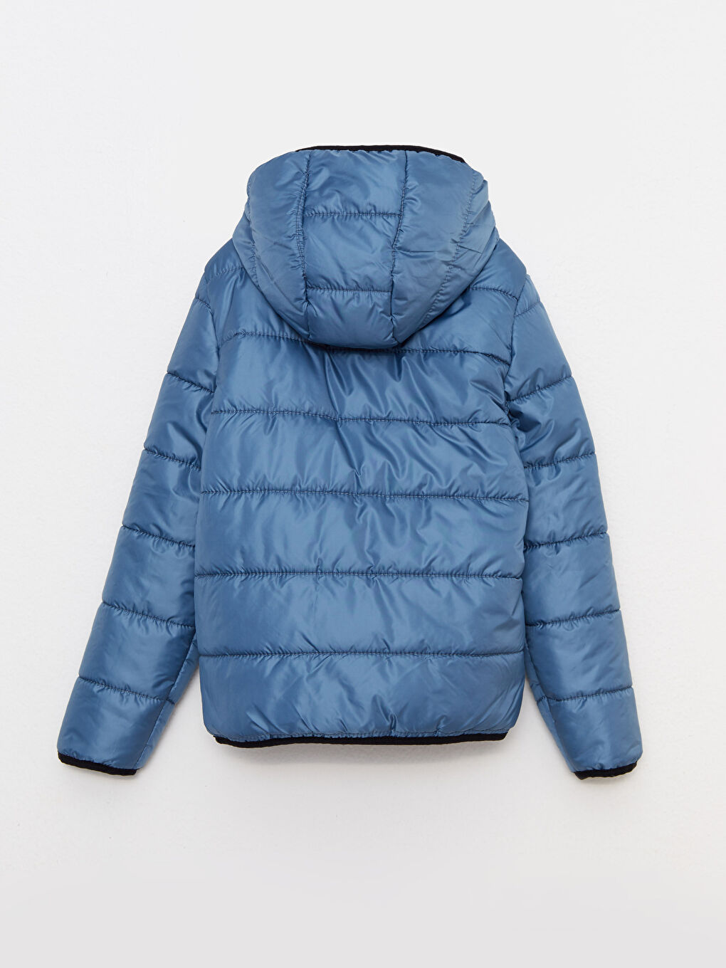 Doudoune basique à capuche pour garçon-4