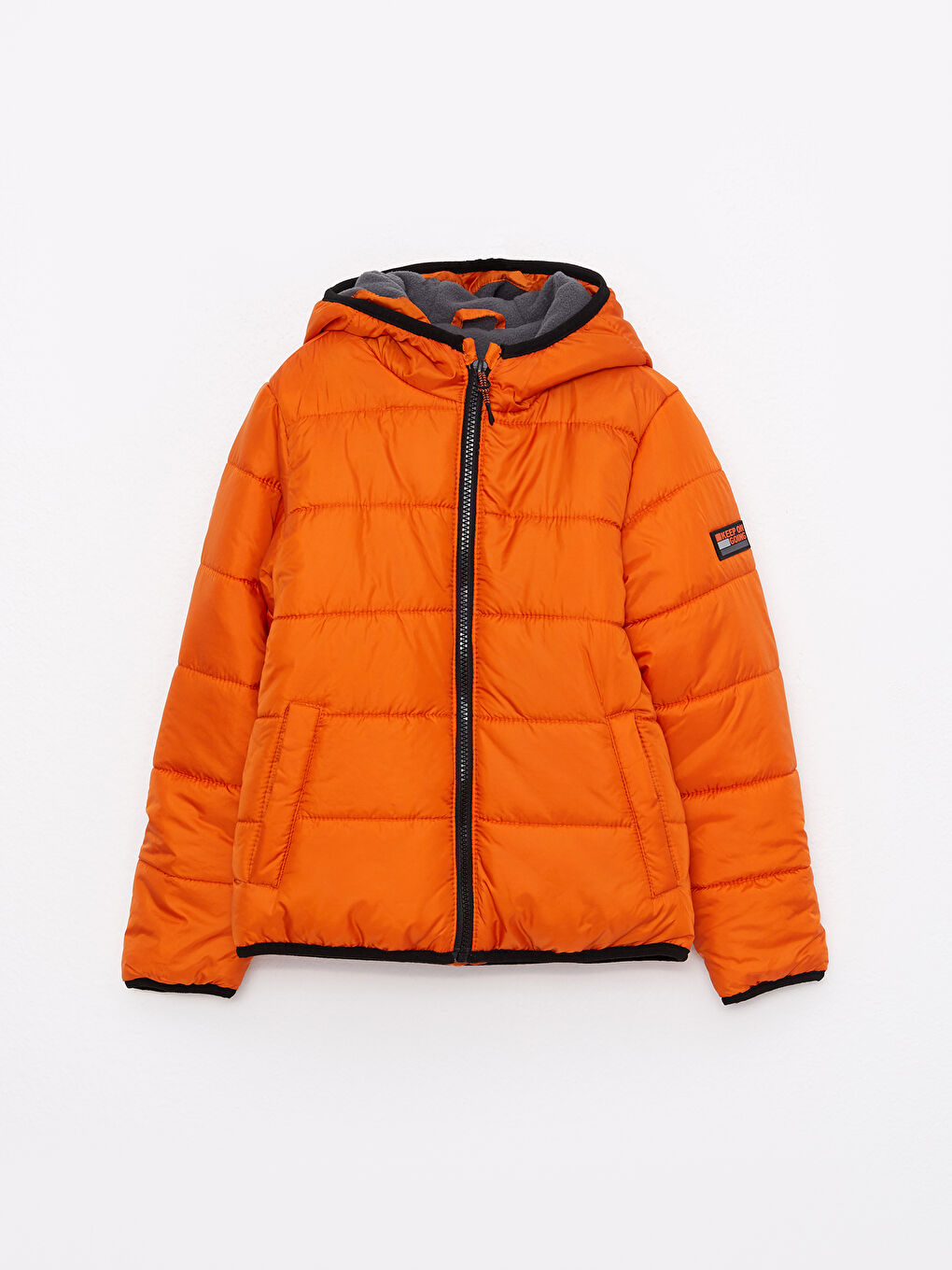 Kapüşonlu Basic Erkek Çocuk Şişme Mont-2