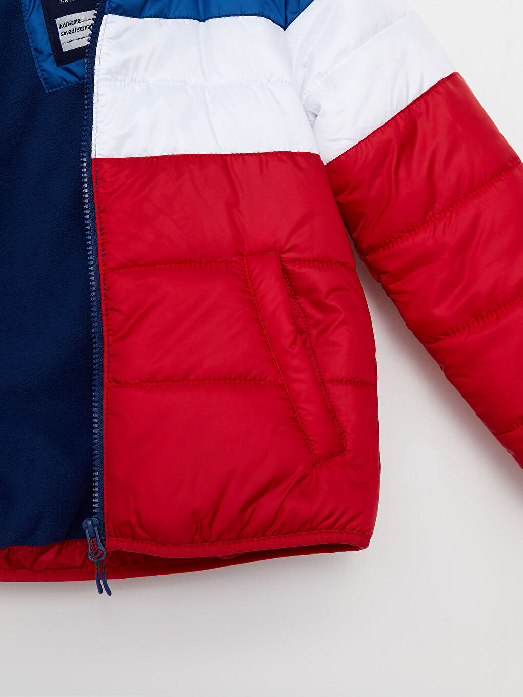 Dječak CRVENA Puffer jakna/napuhana deblja jakna-2