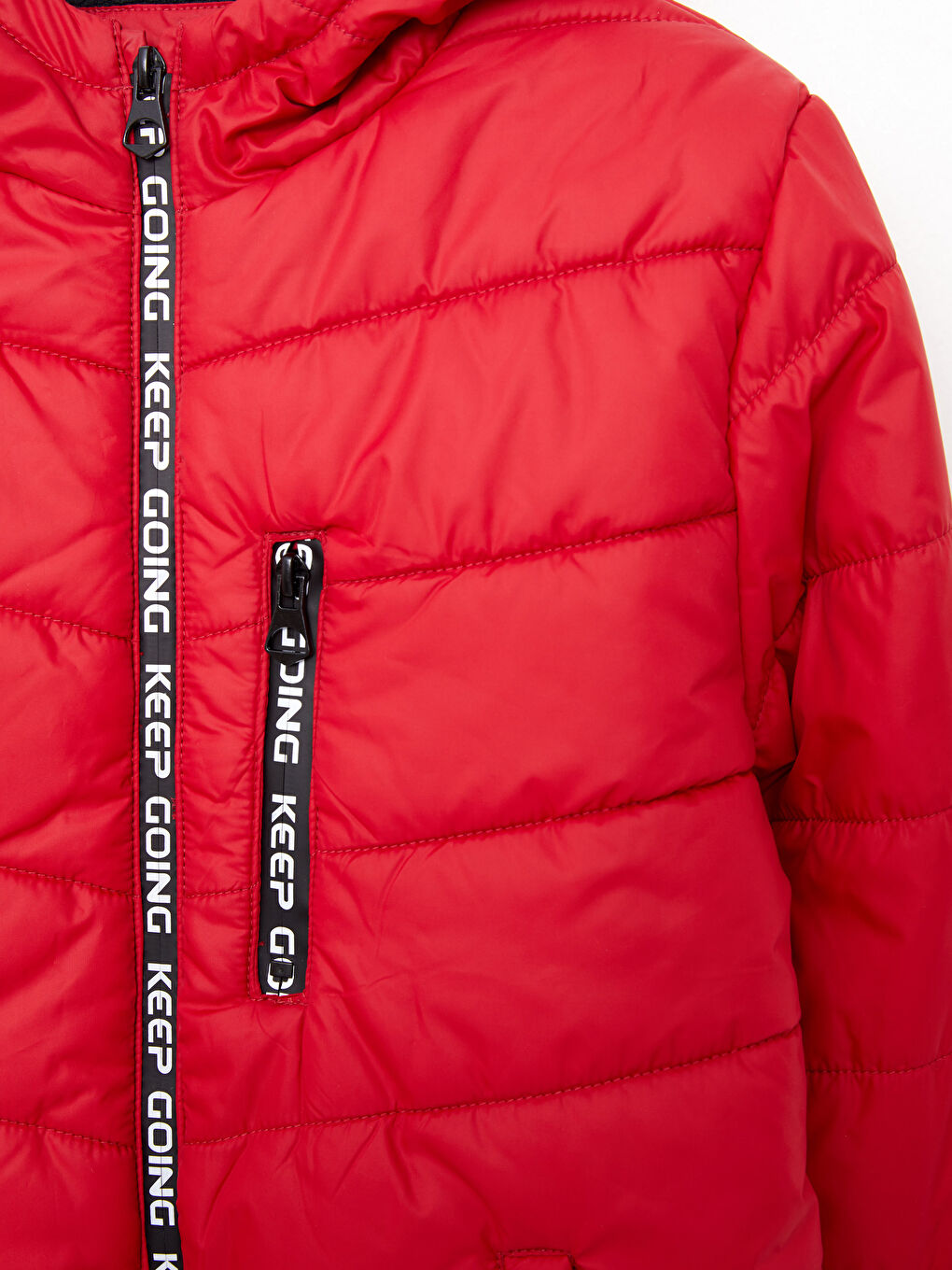 LC Waikiki Hooded Printed Boy Puffer -W20033Z4-HJQ
