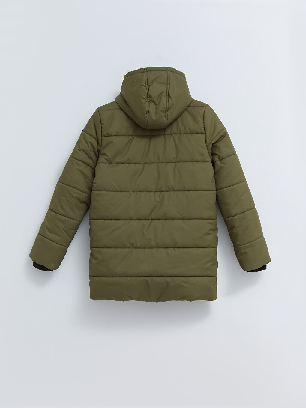 Hooded Basic Boy Puffer-1