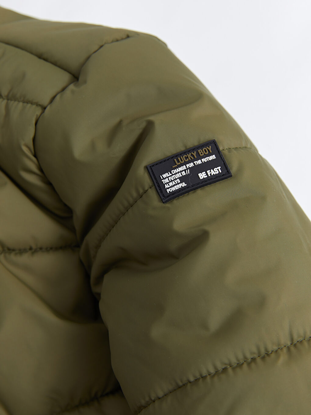 Hooded Basic Boy Puffer-2