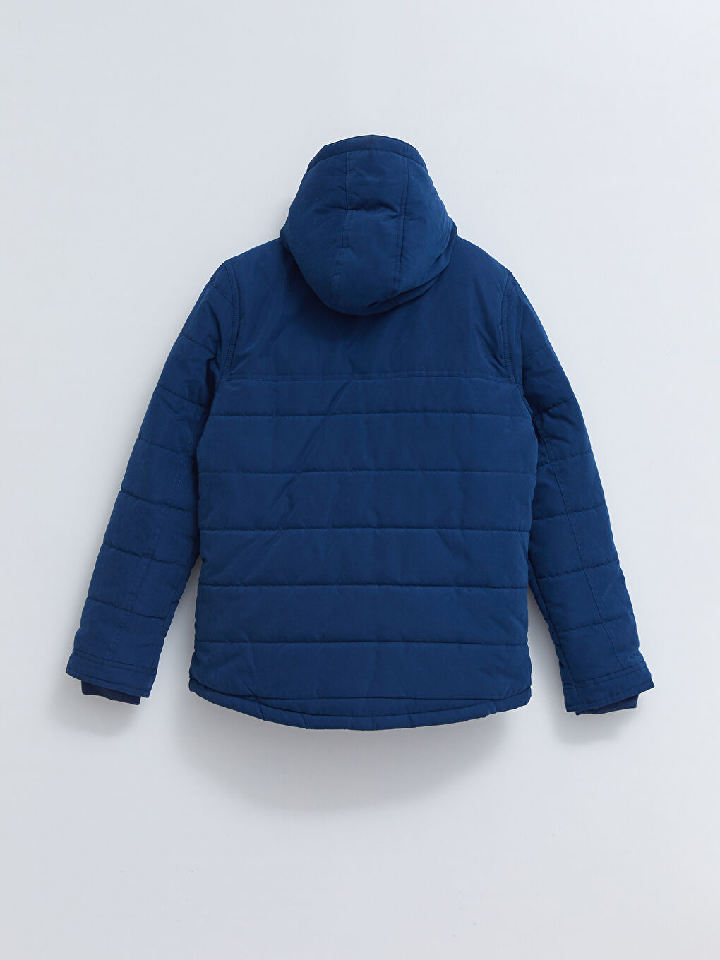 Hooded Basic Boy Coat-1