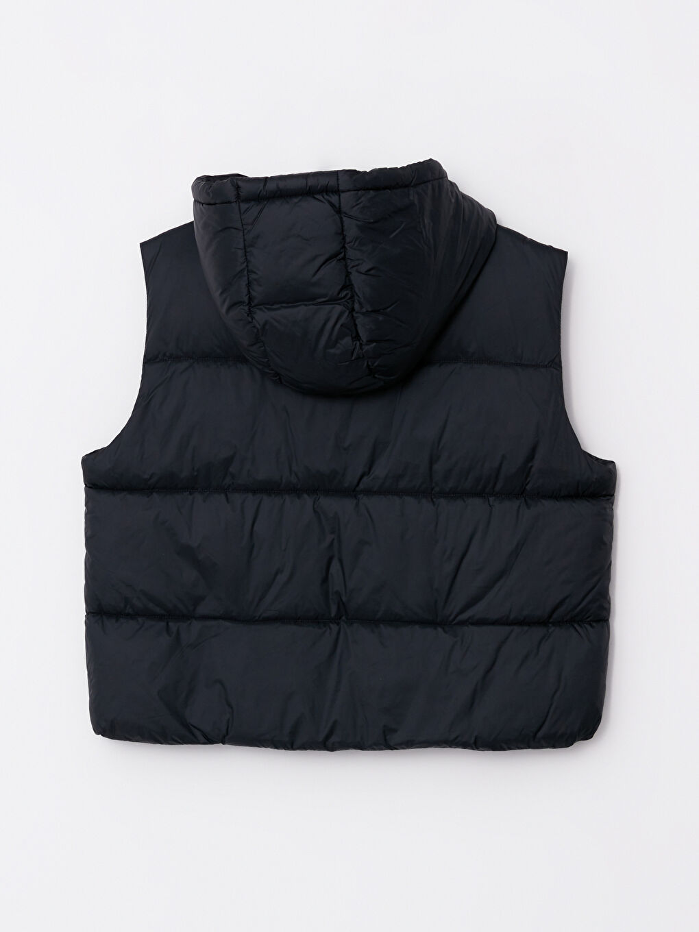 Žena CRNA Napuhani deblji prsluk-7