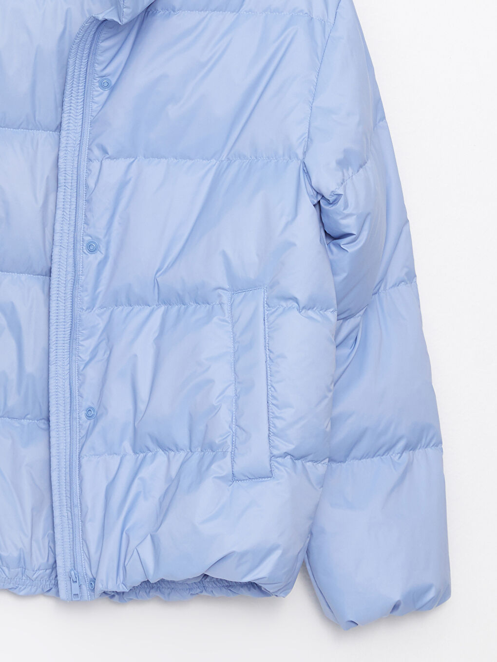 Turtle Neck Regular Long Sleeve Women's Puffer-6