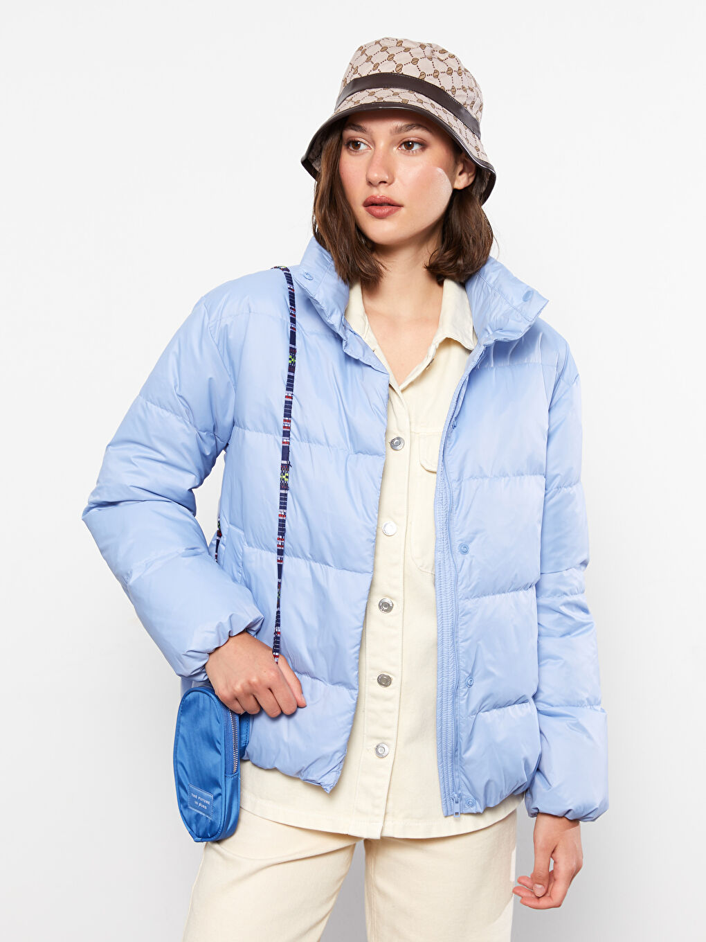 Turtle Neck Regular Long Sleeve Women's Puffer-1