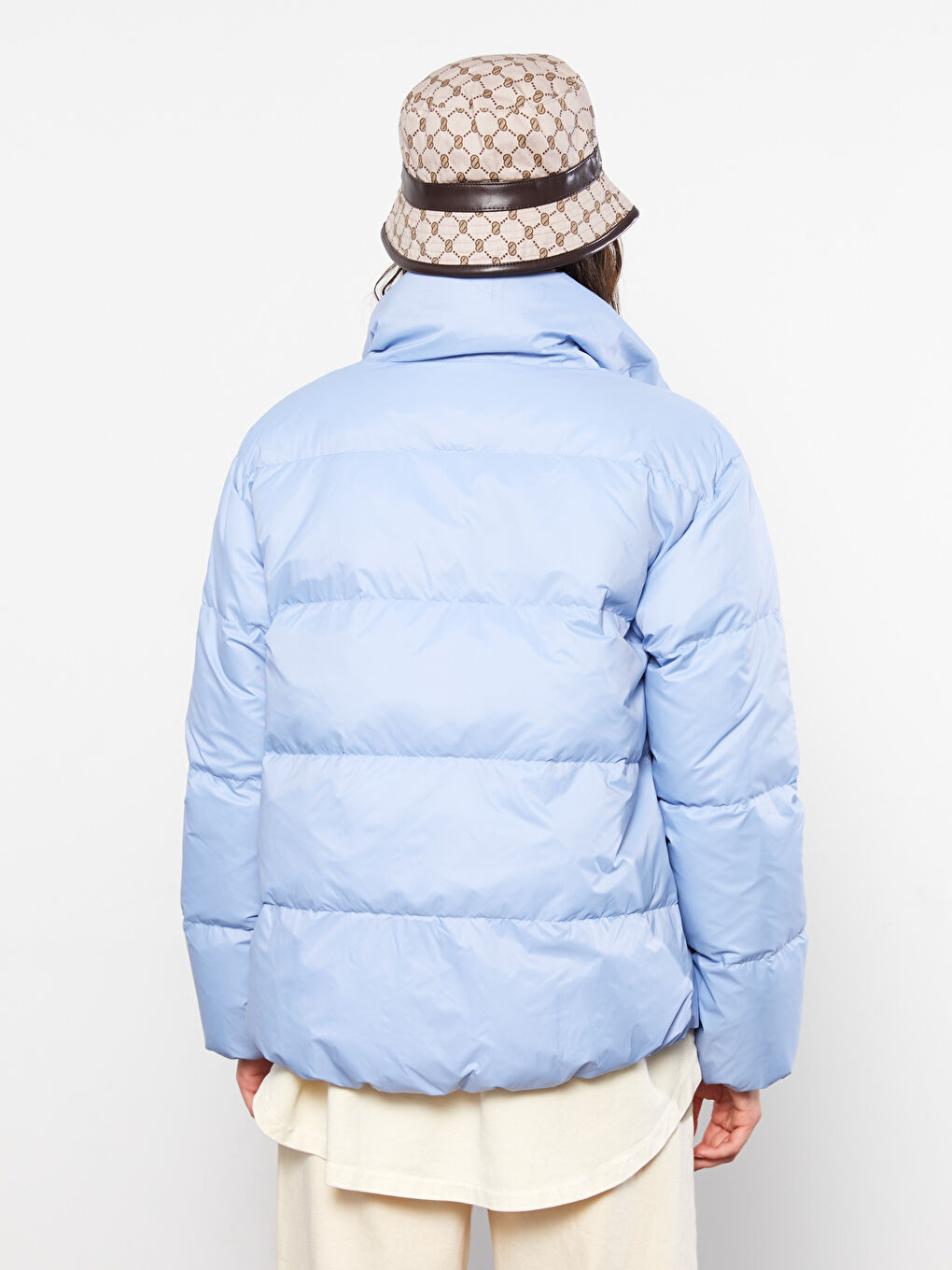 Turtle Neck Regular Long Sleeve Women's Puffer-4