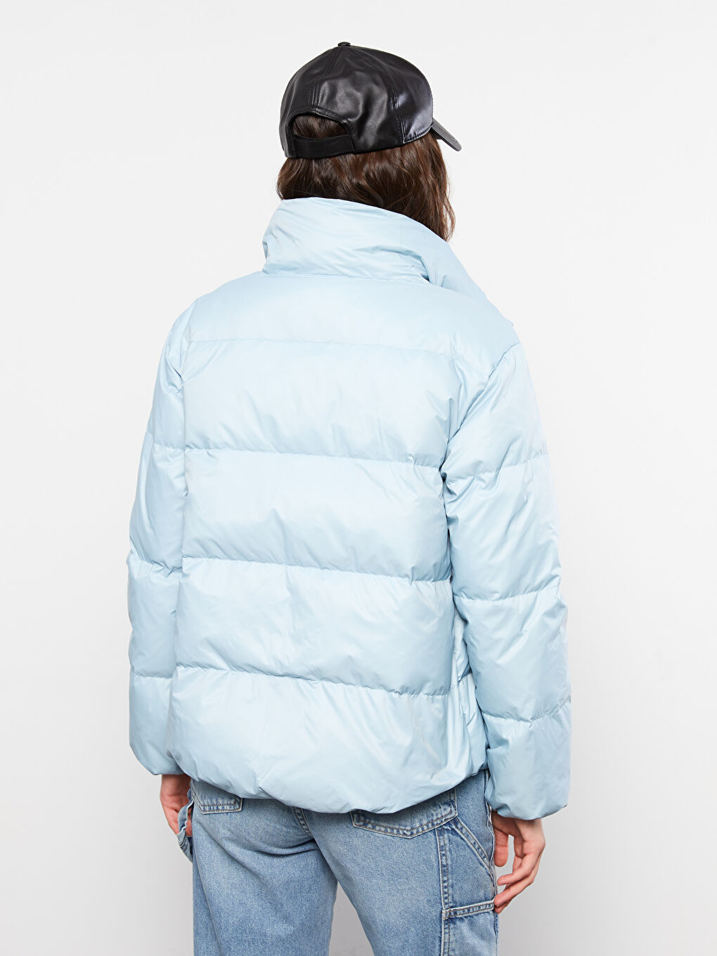 LCW Vision Trichterkragen Regulär Langarm Steppmantel für Damen -W20044Z8-S3B