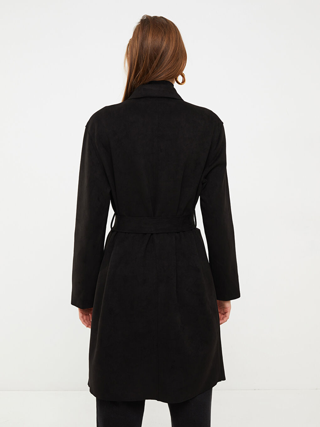 LCWAIKIKI Classic Jacket Collar Regular Long Sleeve Women's Trench Coat -W20051Z8-E0N