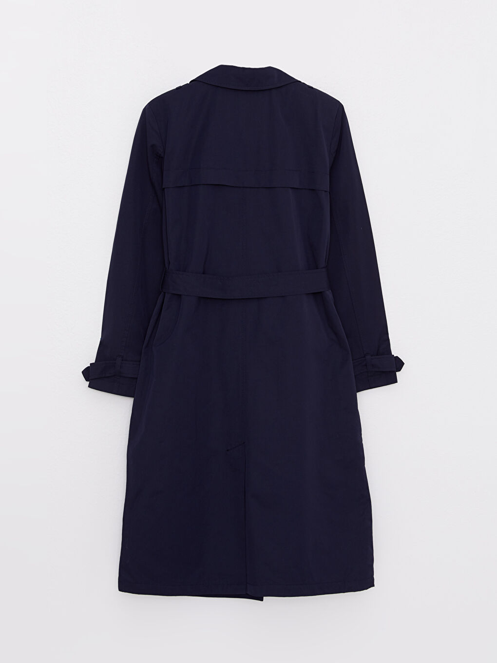 Jacket Collar Regular Long Sleeve Women's Trench Coat-6