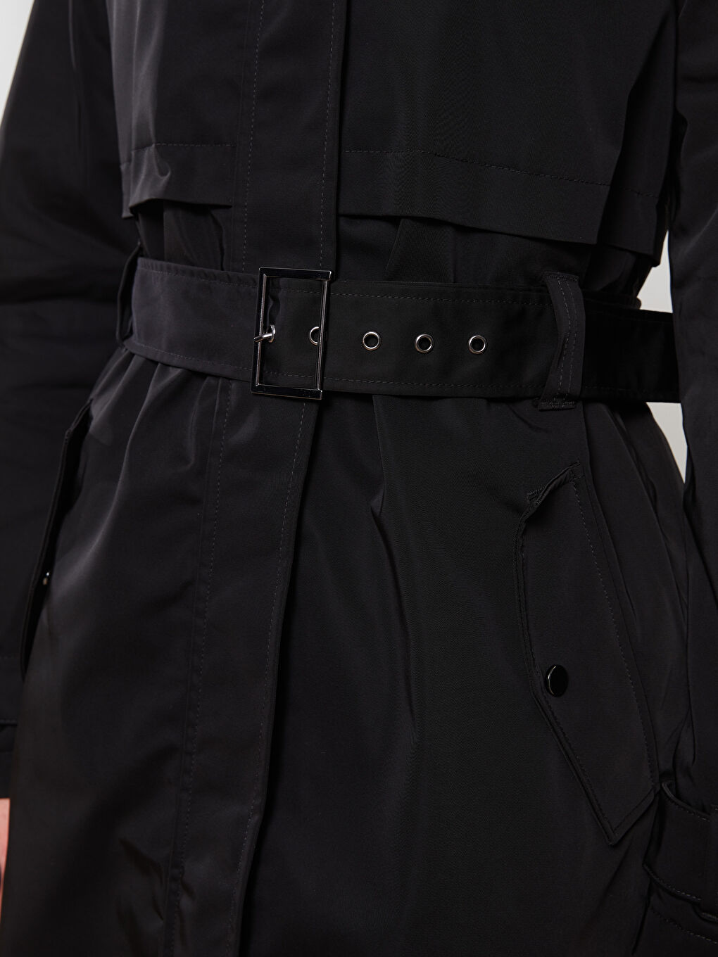 LCWAIKIKI Classic Hemdkragen Regulär Langarm Trenchcoat für Damen -W20053Z8-E0N