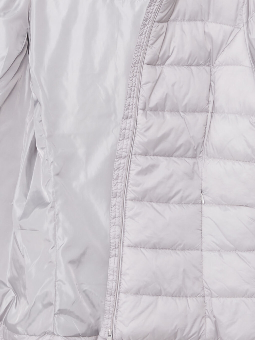 Women's Hooded Plain Puffer Coat-8