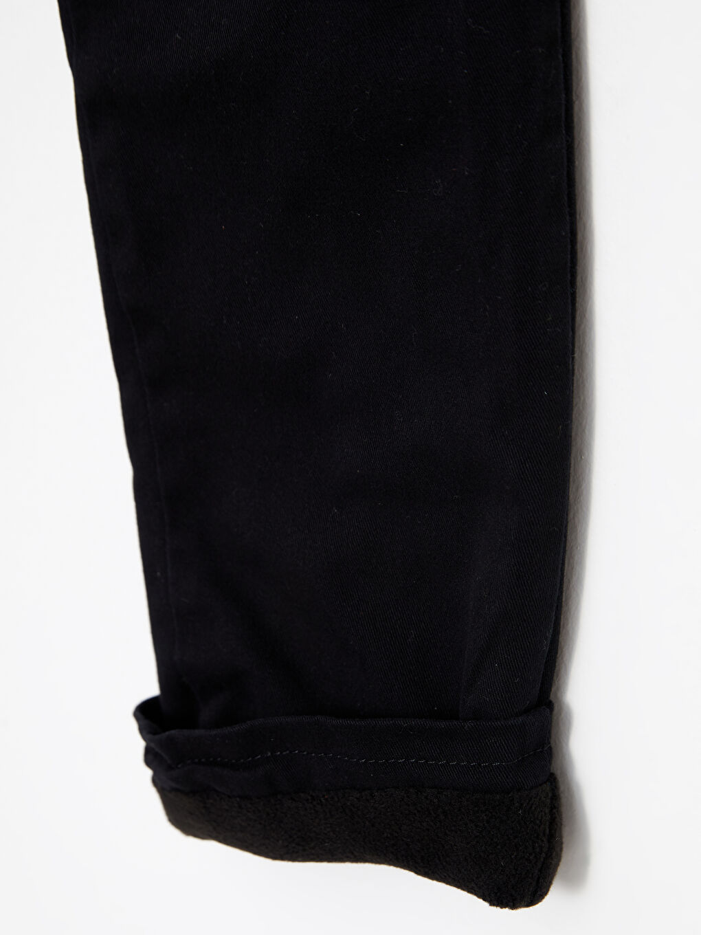 Basic Gabardine Fleece Lined Boys Trousers-2