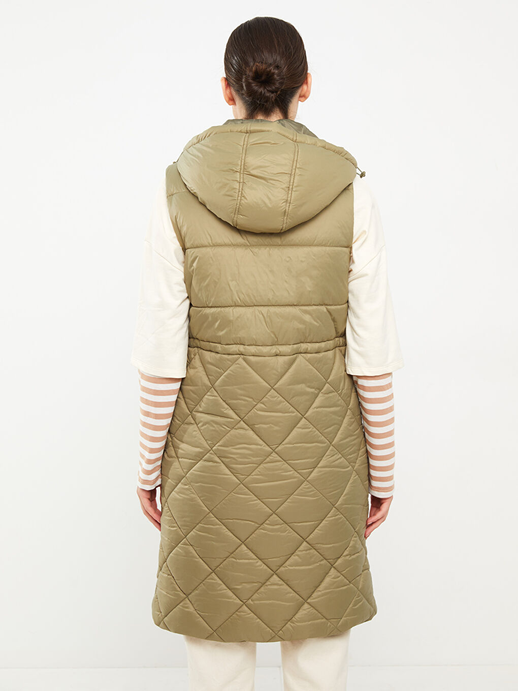 فيست منتفخ مبطّن بكابوش للسيدات-5