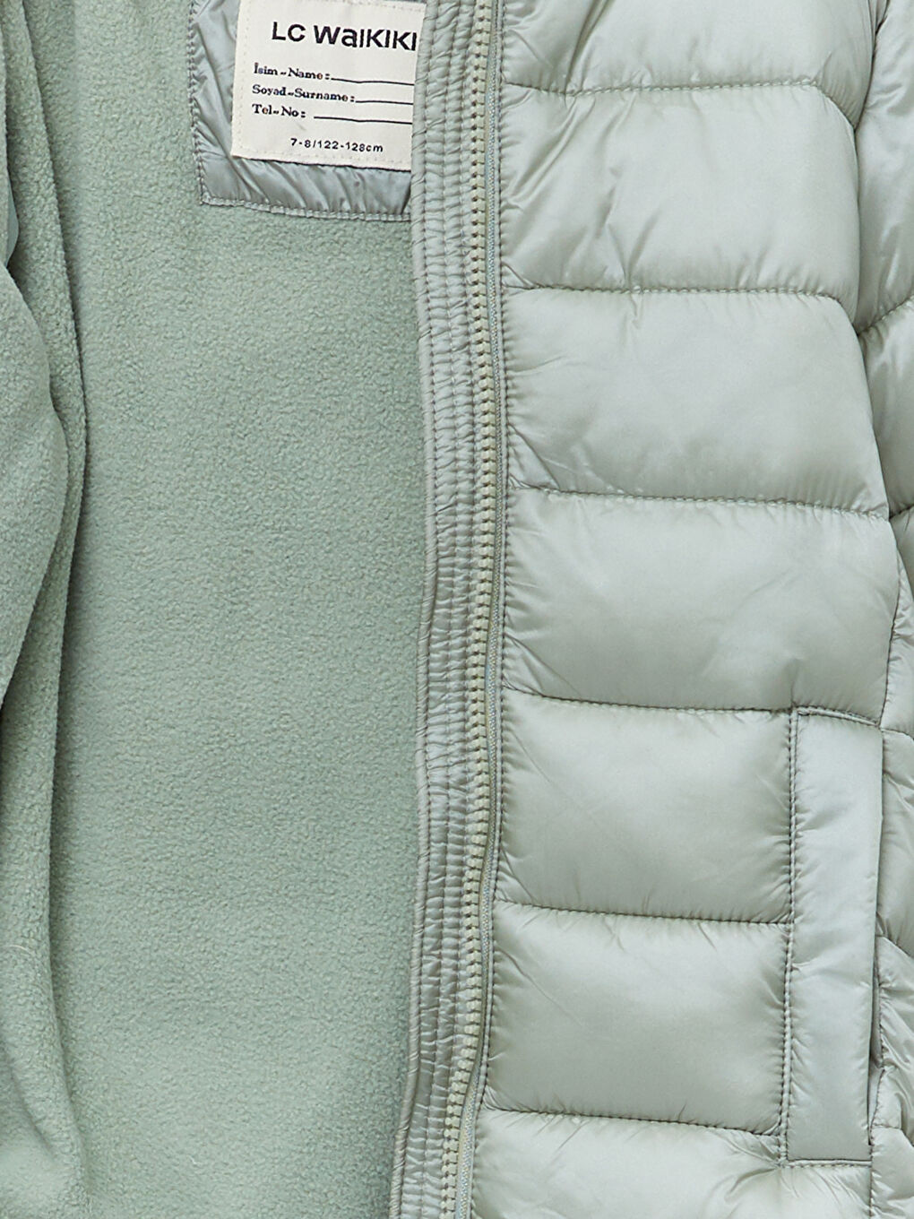 Hooded Basic Long Sleeve Girl Puffer-5